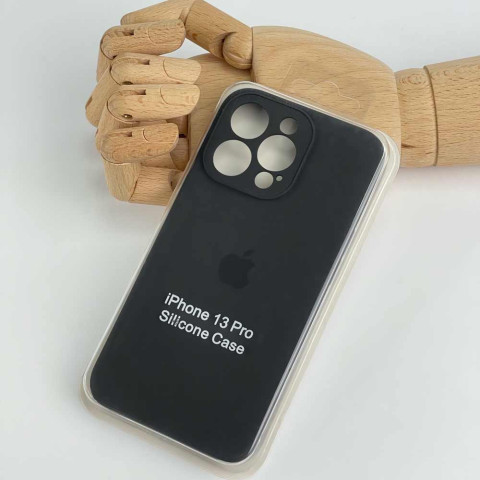 Чехол Silicone Case Full Camera на iPhone 13 Pro Midnight